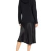 ZAÍDA Strick-Hoodie Damen, Schwarz