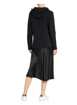 ZAÍDA Strick-Hoodie Damen, Schwarz