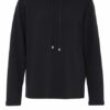 ZAÍDA Strick-Hoodie Damen, Schwarz
