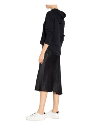 ZAÍDA Strick-Hoodie Damen, Schwarz