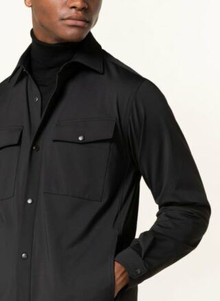 ZZegna Overshirt Herren, Schwarz