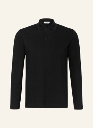 ZZegna Pique-Poloshirt Herren, Schwarz