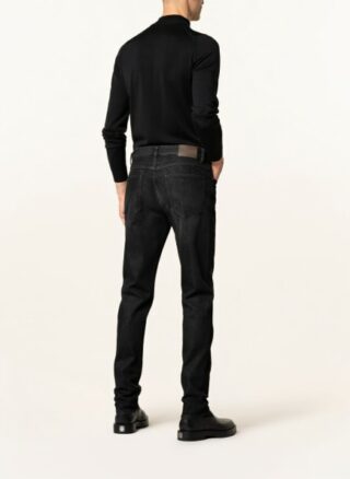 ZZegna Slim Fit Jeans Herren, Schwarz