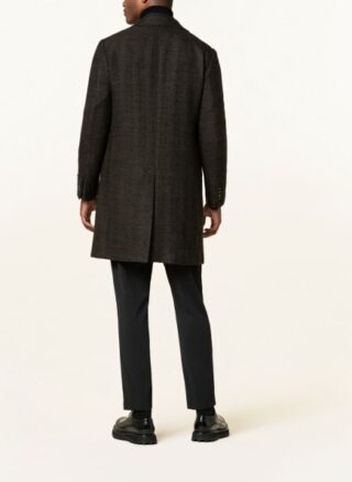 ZZegna Wollmantel Herren, Grau