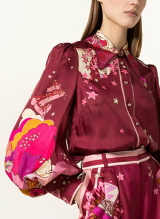 Zimmermann Concert Seidenbluse Damen, Lila