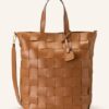 abro Chessboard Shopper Damen, Braun