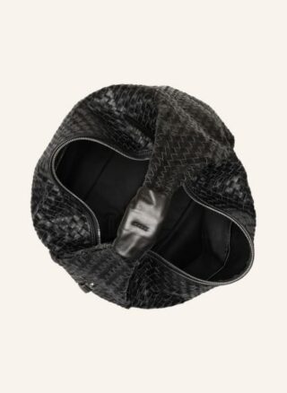 abro Claudia Hobo-Bag Damen, Schwarz