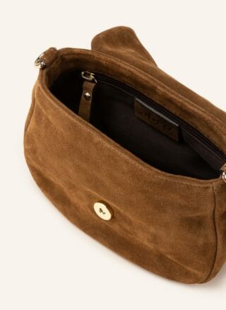 abro Temi Small Umhängetasche Damen, Braun