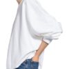 adidas Originals Adicolor Oversized-Sweatshirt Damen, Weiß