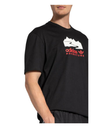adidas Originals Adventure T-Shirt Herren, Schwarz