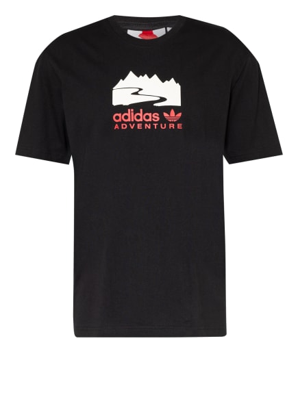 adidas Originals Adventure T-Shirt Herren, Schwarz