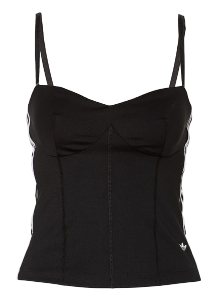 adidas Originals Corset Top Damen, Schwarz adidas Originals Corset Top Damen, Schwarz