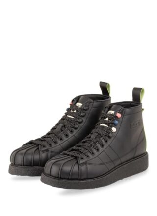 adidas Originals Superstar Boot Luxe Hightop-Sneaker Damen, Schwarz
