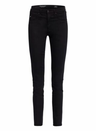 ag jeans Farrah Ankle Skinny Jeans Damen, Schwarz