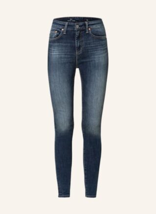 ag jeans Mila Skinny Jeans Damen, Schwarz