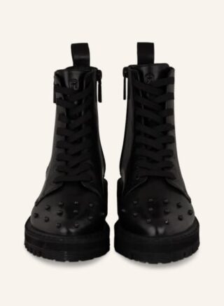 aigner Amanda Schnürboots Damen, Schwarz