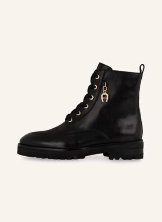 aigner Ava Schnürboots Damen, Schwarz