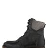 aigner Oskar 2 Schnürboots Herren, Schwarz