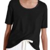 airfield Liva T-Shirts Damen, Schwarz