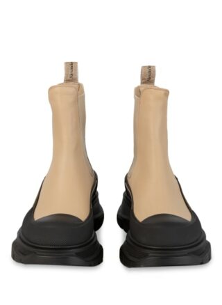 alexander mcqueen Chelsea Boots Damen, Beige
