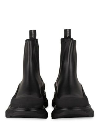 alexander mcqueen Chelsea Boots Damen, Schwarz