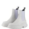 alexander mcqueen Chelsea Boots Damen, Weiß