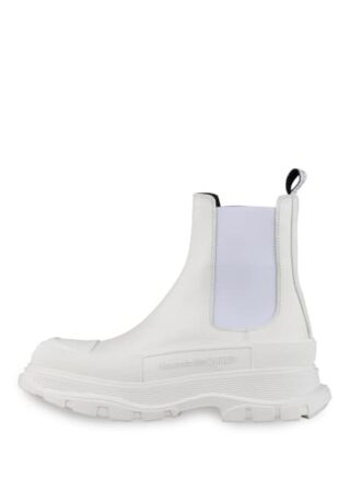 alexander mcqueen Chelsea Boots Damen, Weiß