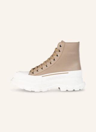 alexander mcqueen Hightop-Sneaker Damen, Beige