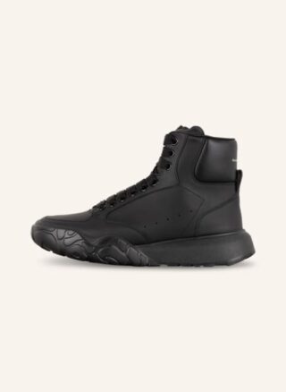 alexander mcqueen Hightop-Sneaker Damen, Schwarz