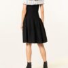 alexander mcqueen Jersey-Kleid Damen, Schwarz