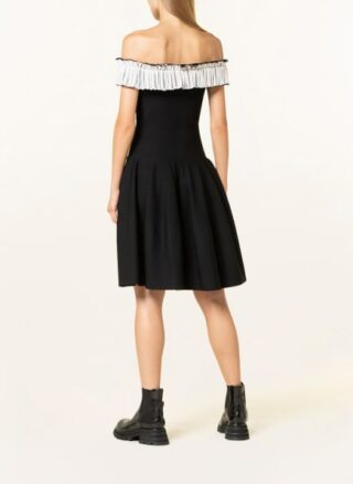 alexander mcqueen Jersey-Kleid Damen, Schwarz
