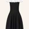 alexander mcqueen Jersey-Kleid Damen, Schwarz