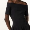 alexander mcqueen Jersey-Kleid Damen, Schwarz