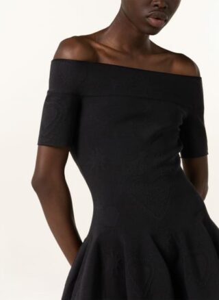 alexander mcqueen Jersey-Kleid Damen, Schwarz