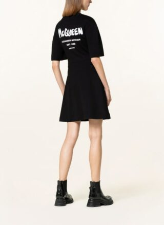 alexander mcqueen Jerseykleid Damen, Schwarz