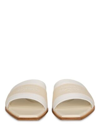 alexander mcqueen Pantoletten Damen, Weiß