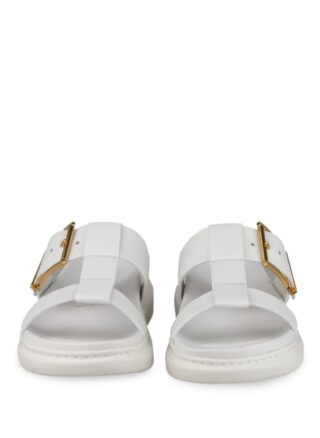 alexander mcqueen Plateau-Pantoletten Damen, Weiß