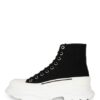 alexander mcqueen Plateau-Schnürboots Damen, Schwarz