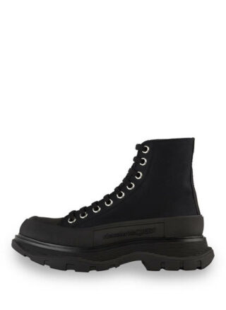 alexander mcqueen Plateau-Schnürboots Damen, Schwarz