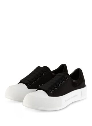alexander mcqueen Plateau-Sneaker Damen, Schwarz
