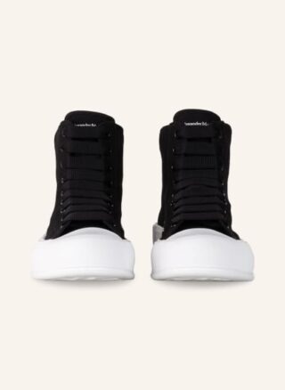 alexander mcqueen Plimsoll Hightop-Sneaker Herren, Schwarz