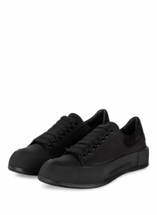 alexander mcqueen Plimsoll Sneaker Herren, Schwarz