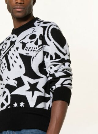alexander mcqueen Pullover Herren, Schwarz