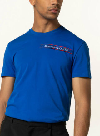 alexander mcqueen T-Shirt Herren, Blau