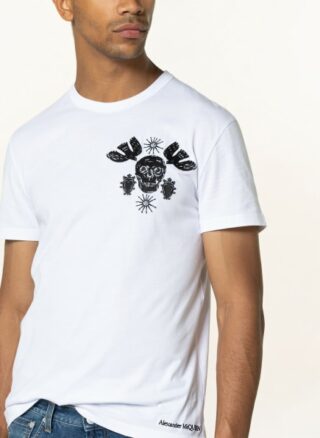 alexander mcqueen T-Shirt Herren, Weiß
