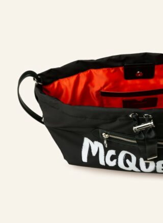 alexander mcqueen The Bundle Medium Hobo-Bag Damen, Schwarz