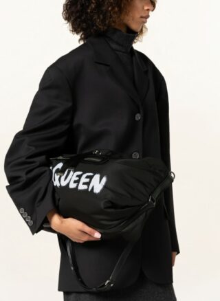 alexander mcqueen The Bundle Medium Hobo-Bag Damen, Schwarz