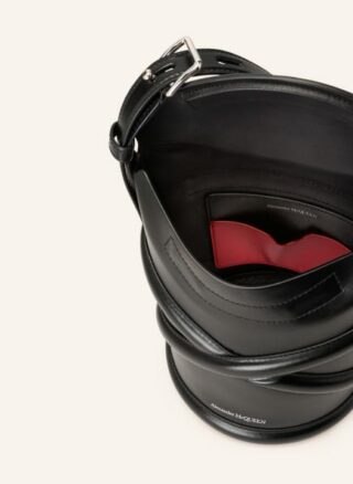 alexander mcqueen The Curve Small Umhängetasche Damen, Schwarz