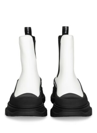 alexander mcqueen Tread Slick Biker Boots Damen, Schwarz