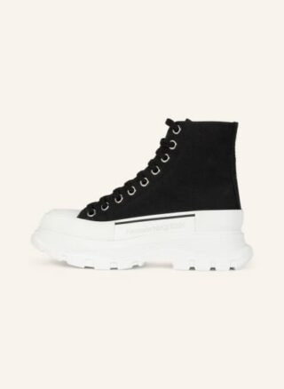 alexander mcqueen Tread Slick Biker Boots Damen, Schwarz
